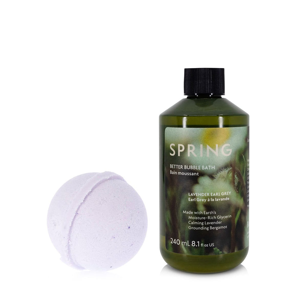 Lavender Earl Grey Bubble Bath and Lavender Calendula Bath Bomb