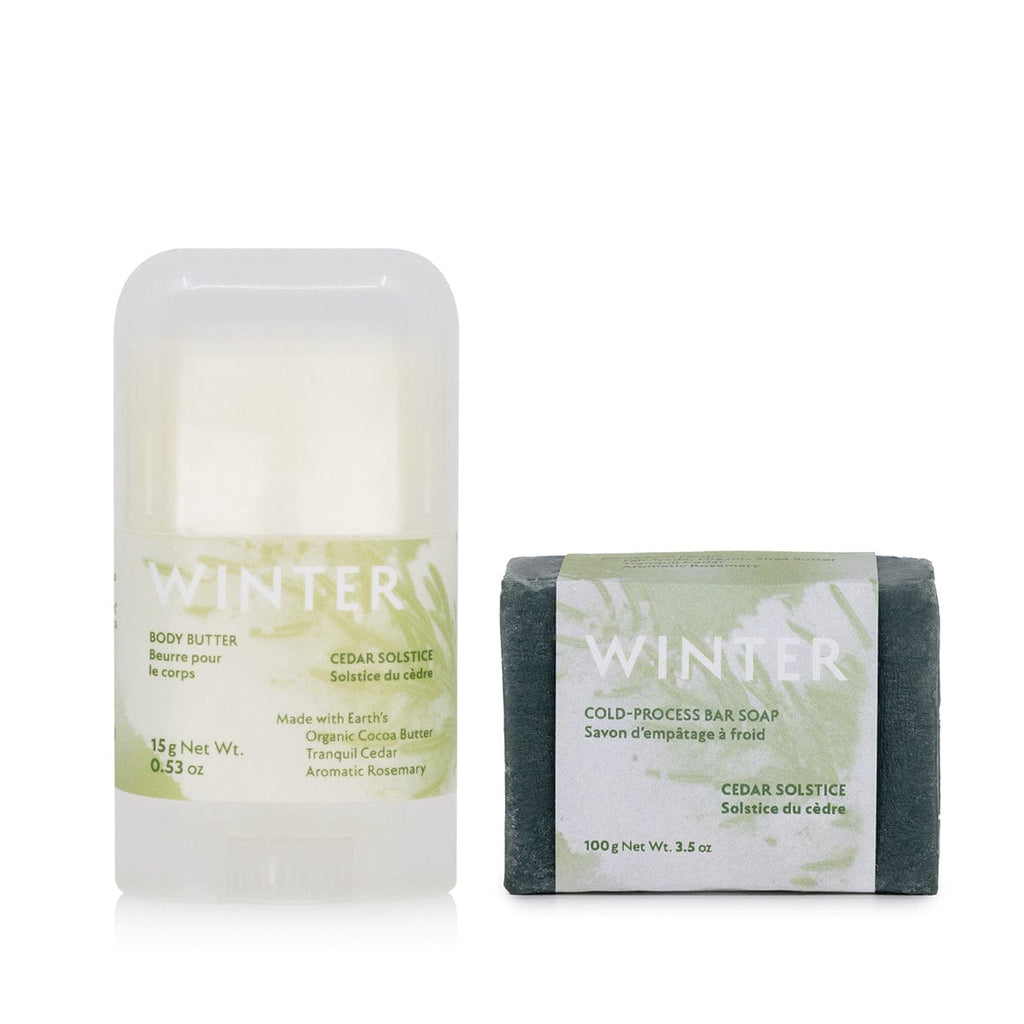 Cedar Solstice Bar Soap & Body Butter Bundle