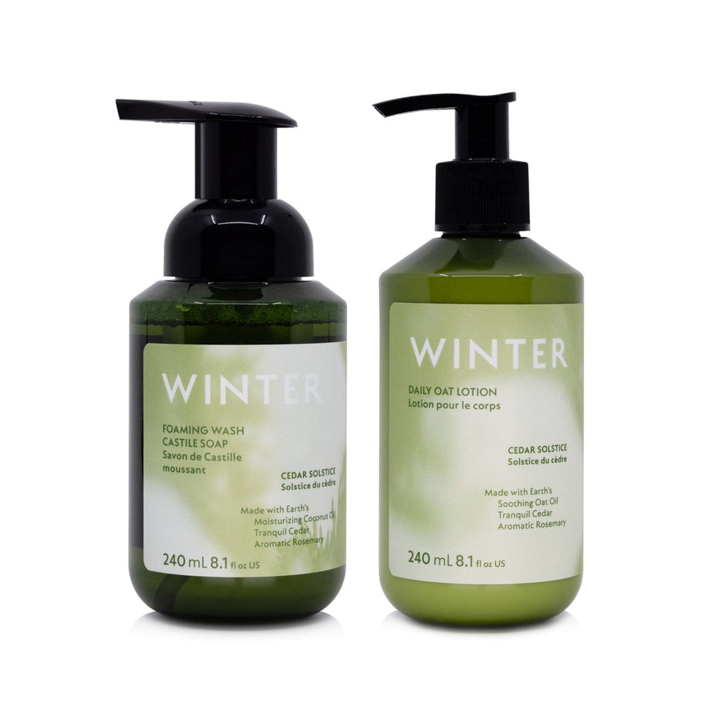 Cedar Solstice Foaming Wash & Oat Lotion Bundle