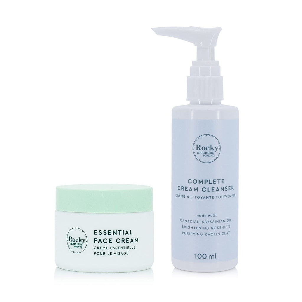Essential Face Cream & Complete Cream Cleanser