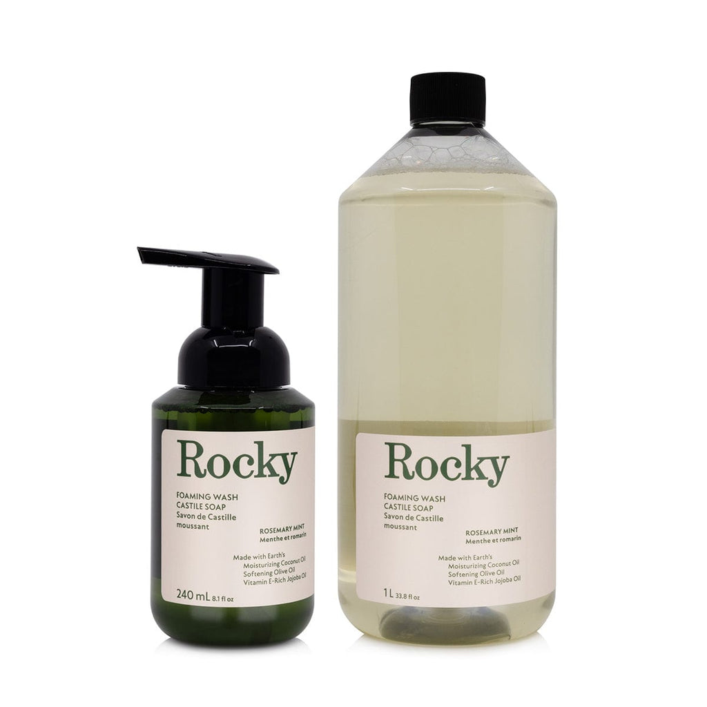 Rosemary Mint Foaming Wash Refill bundle