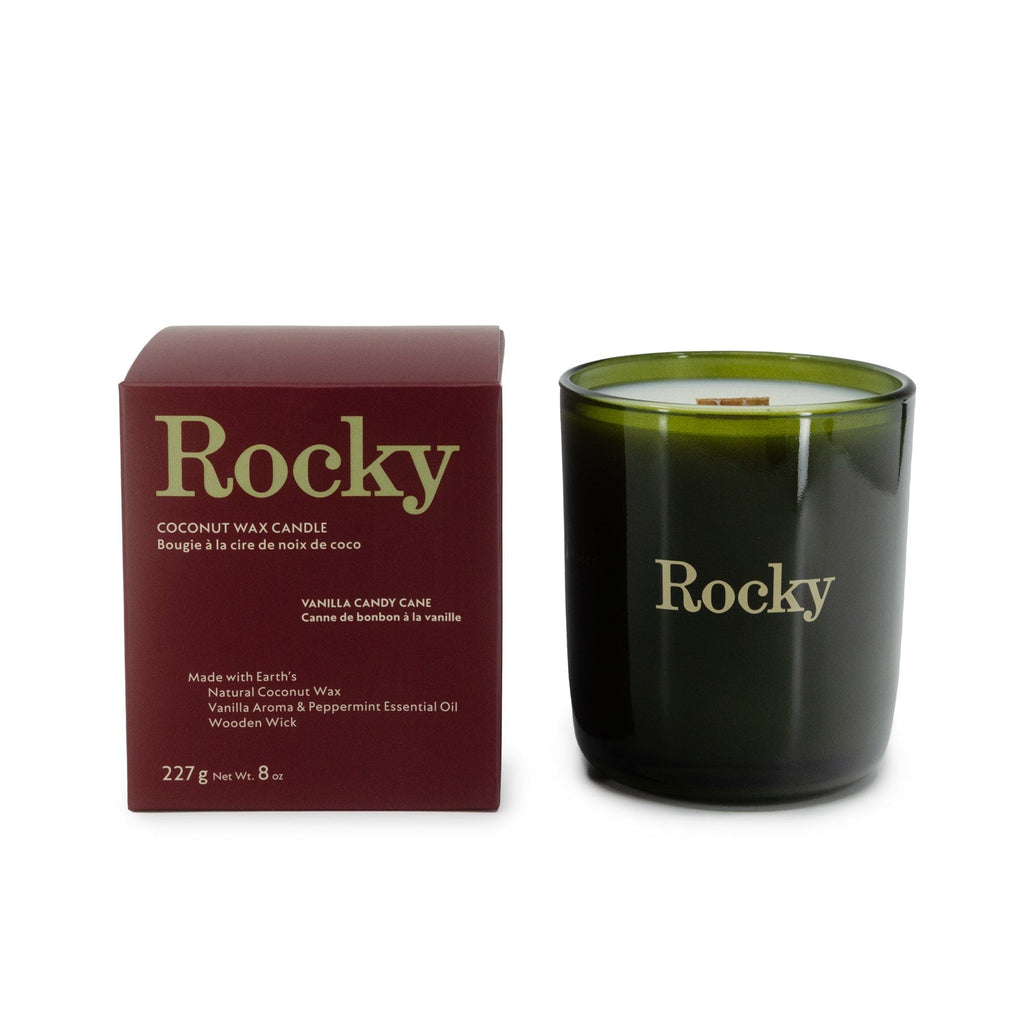 Vanilla Candy Cane Candle