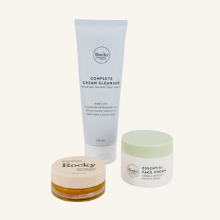Skin Essentials Bundle | Cream Cleanser, Essential Face Cream & Everything Balm
