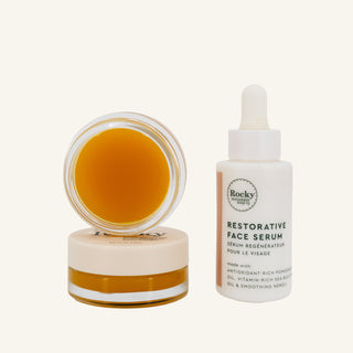 Restore & Replenish Bundle | Restorative Face Serum & Everything Balm