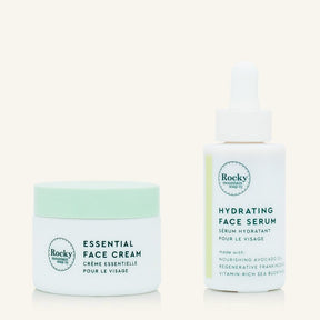 Essential Face Cream & Hydrating Natural Face Serum