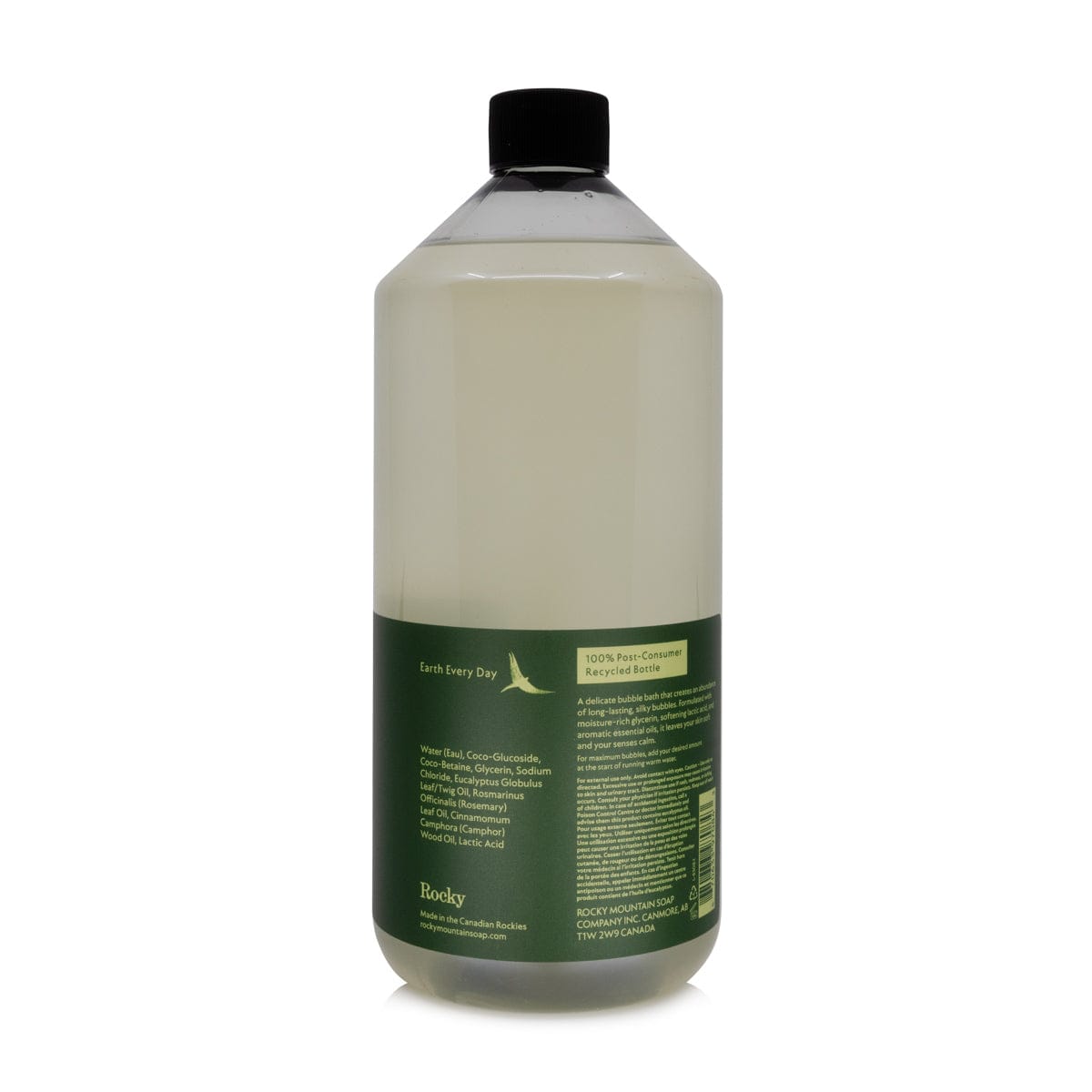 The Better Bubble Bath - Just Breathe 1L ingredients