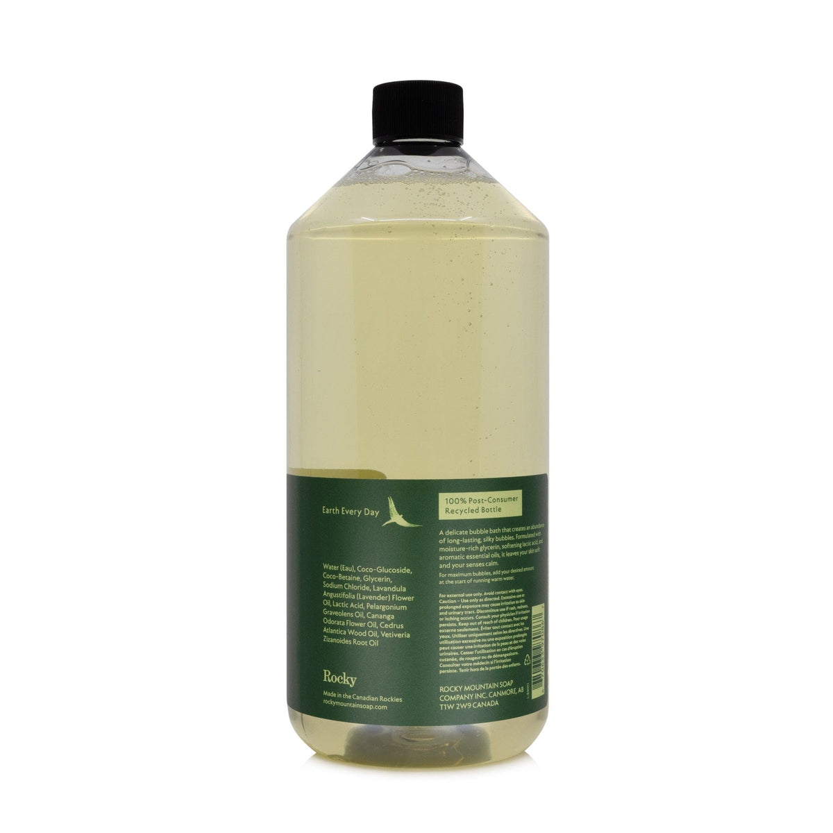 The Better Bubble Bath - Serenity 1L ingredients