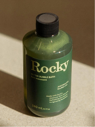 A bottle of Better Bubble Bath in Just Breathe