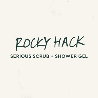 Serious Scrub and Shower Gel Rocky Hack