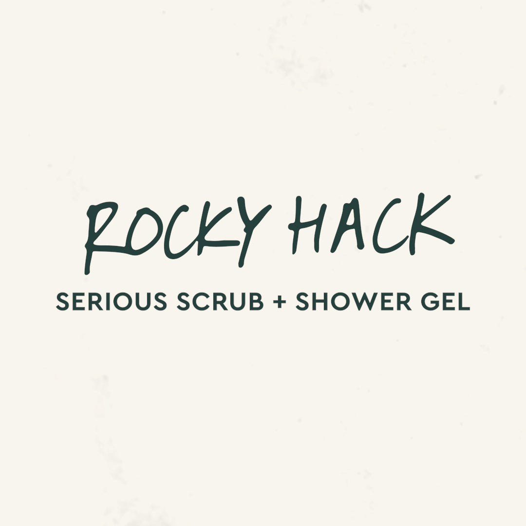 Serious Scrub and Shower Gel Rocky Hack