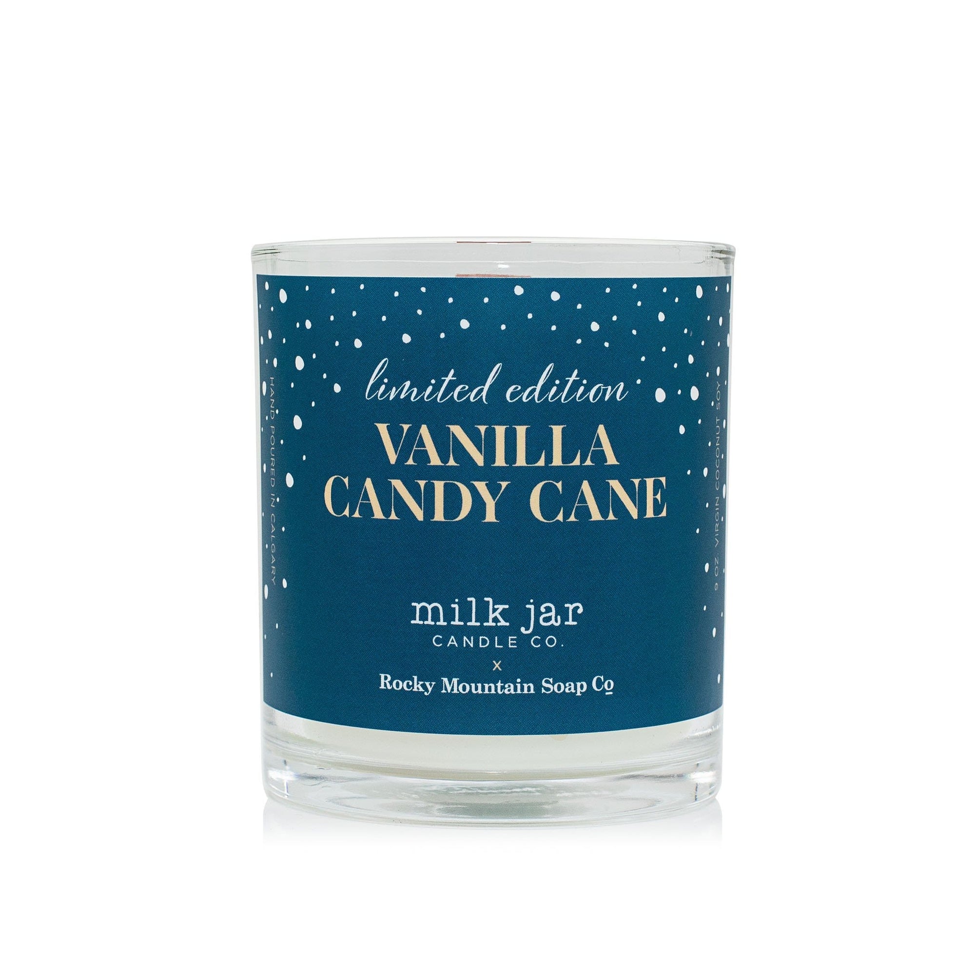 Vanilla Candy Cane Candle