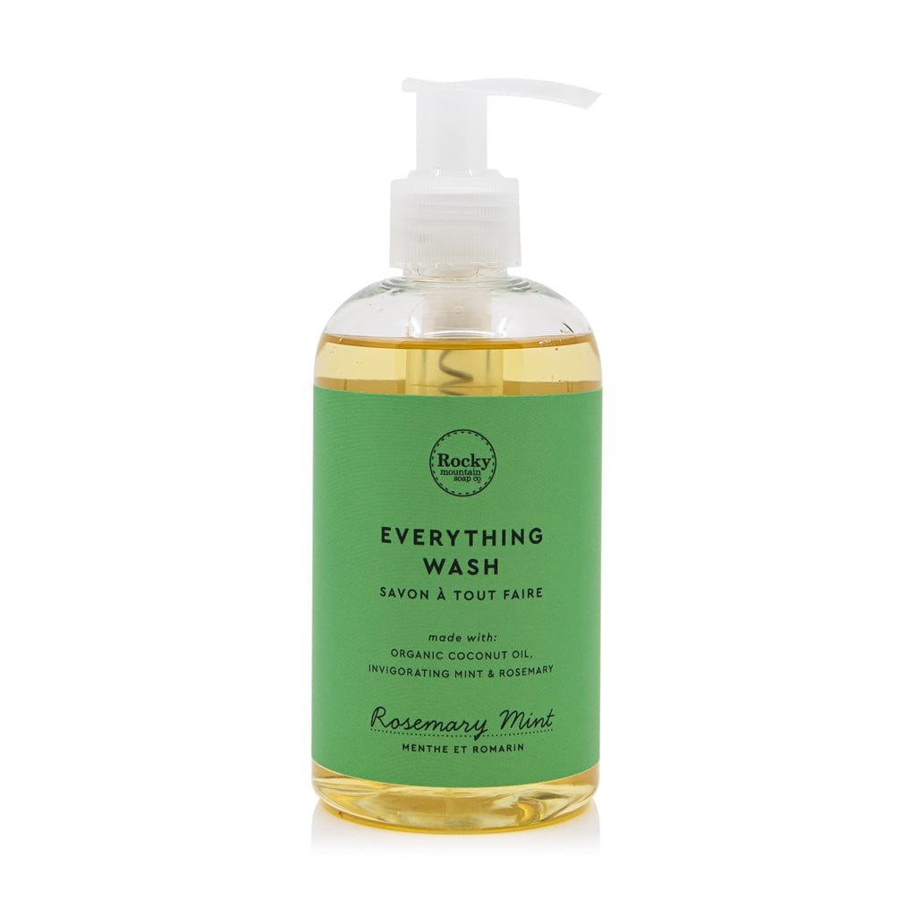 Rosemary Mint Everything Wash 240ml bottle with pump