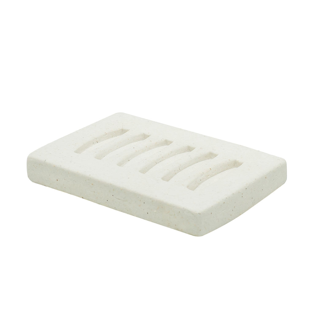 white soap dish