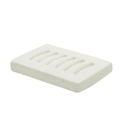white soap dish