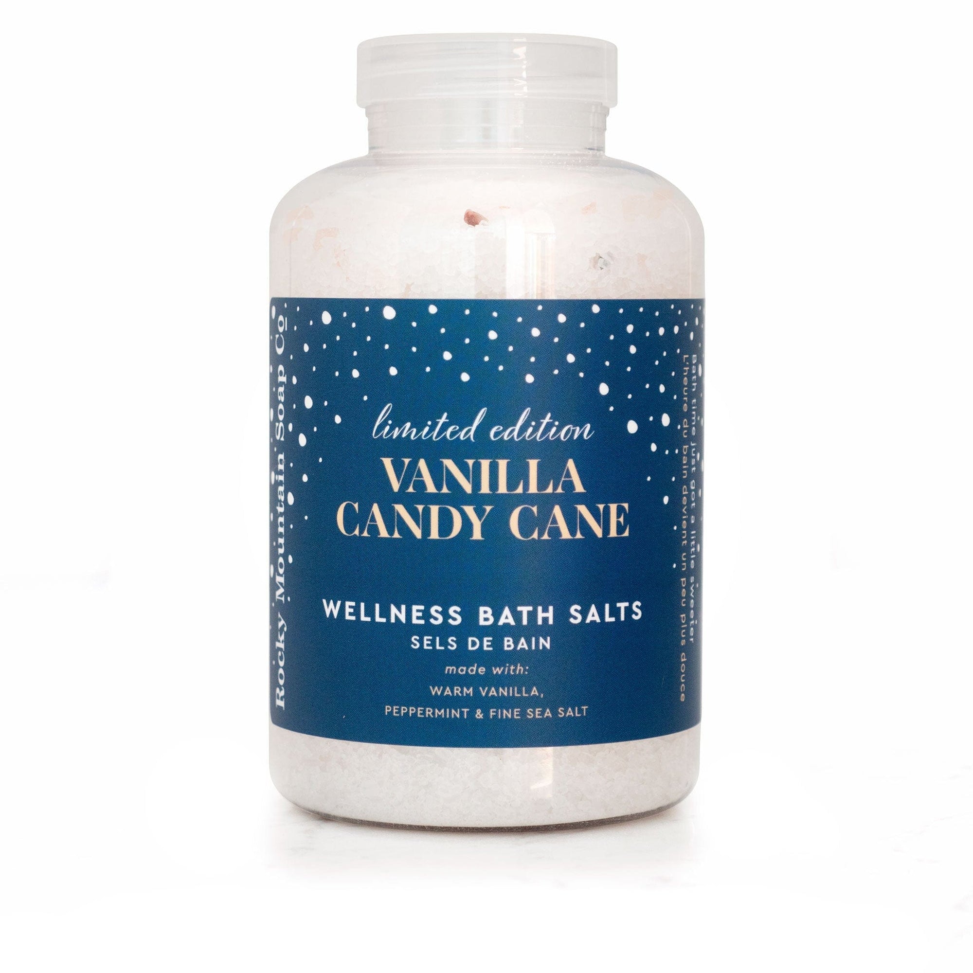 Vanilla Candy Cane Wellness Bath Salts